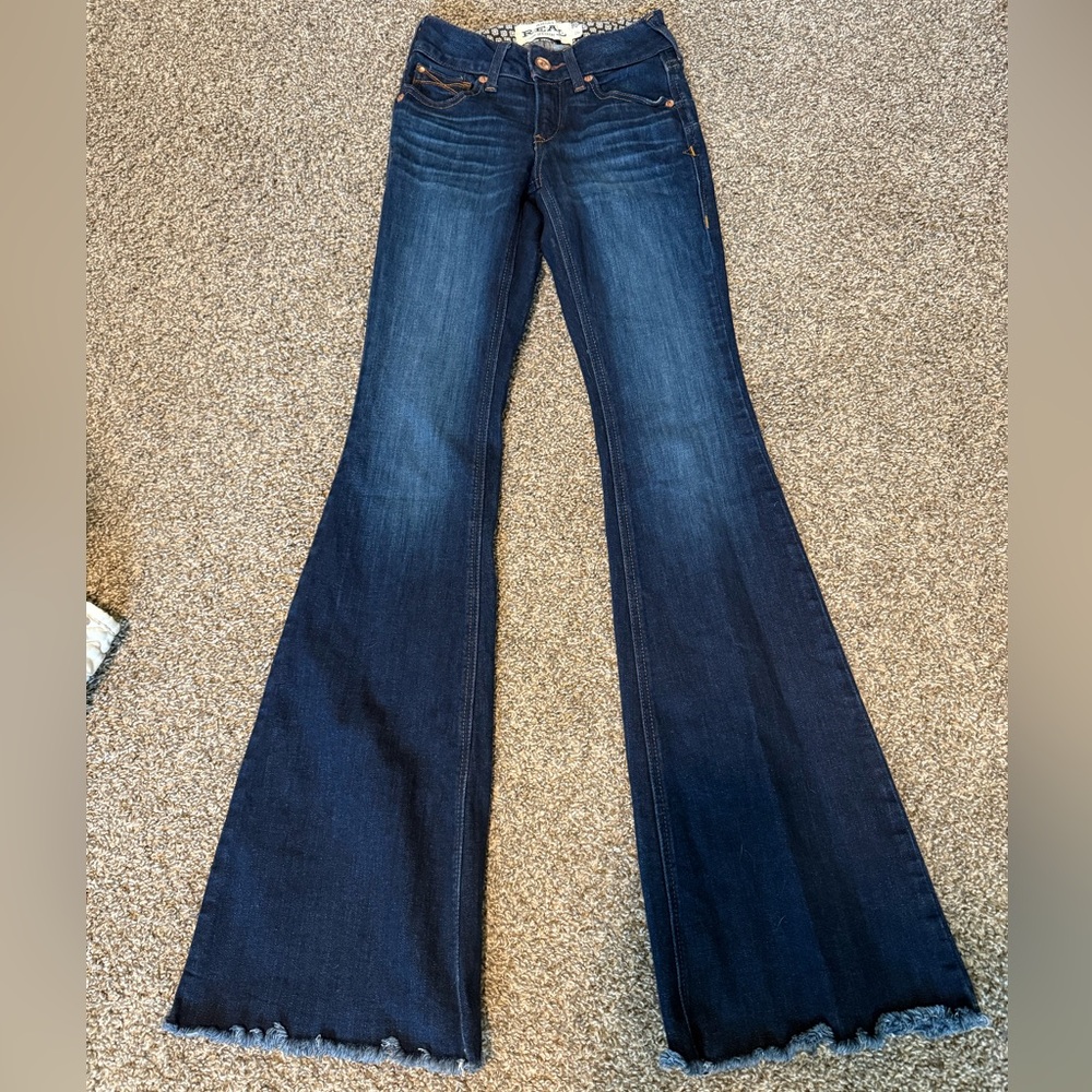 Ariat Blue Flare Wide Leg Jeans